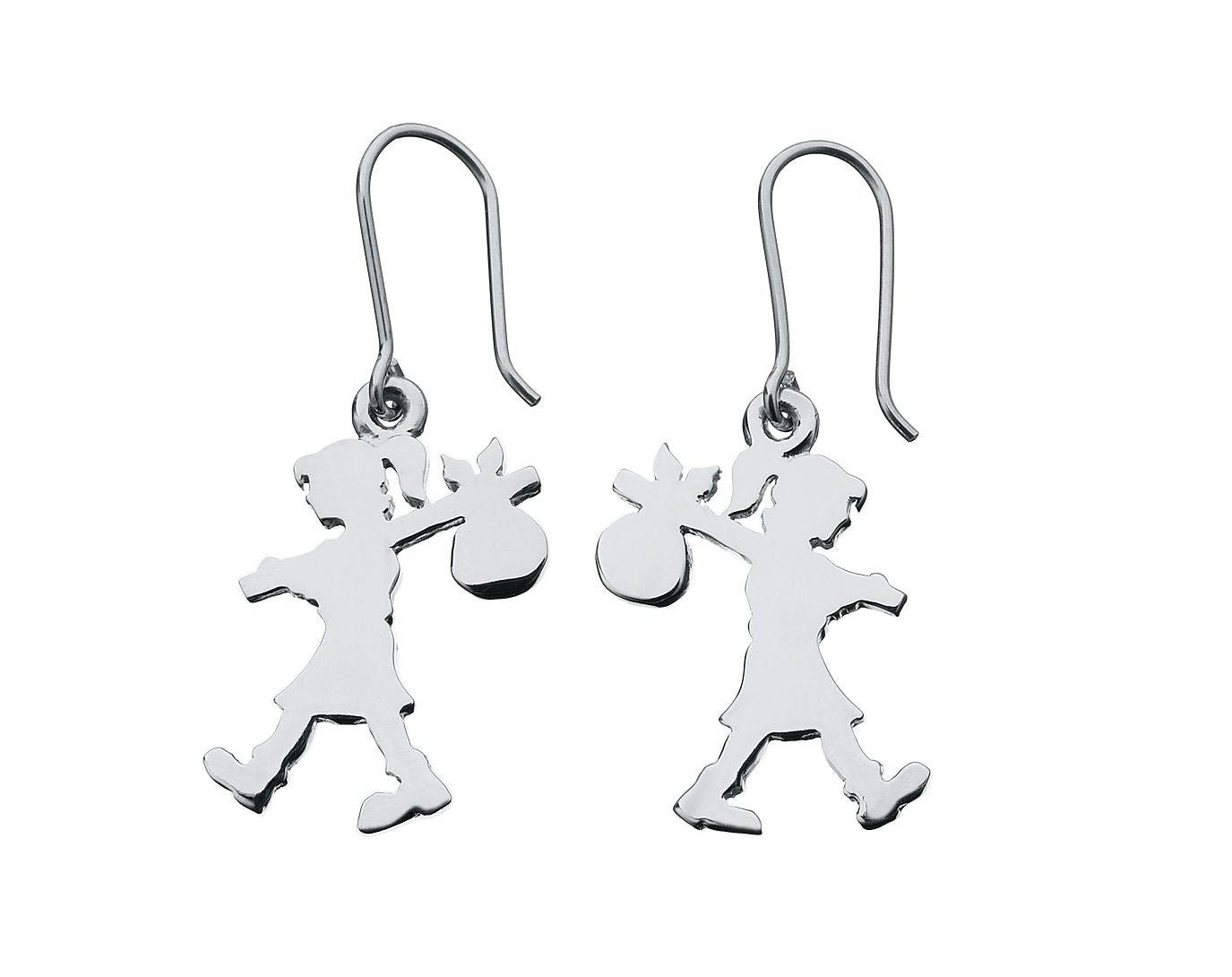 Sterling Silver Karen Walker Runaway Girl Earrings