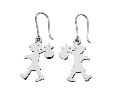 Sterling Silver Karen Walker Runaway Girl Earrings