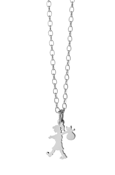 Sterling Silver Karen Walker Runaway Girl 50cm Necklace