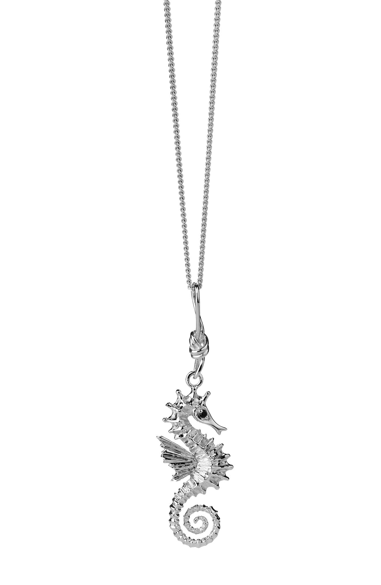 Sterling Silver Karen Walker Seahorse Necklace