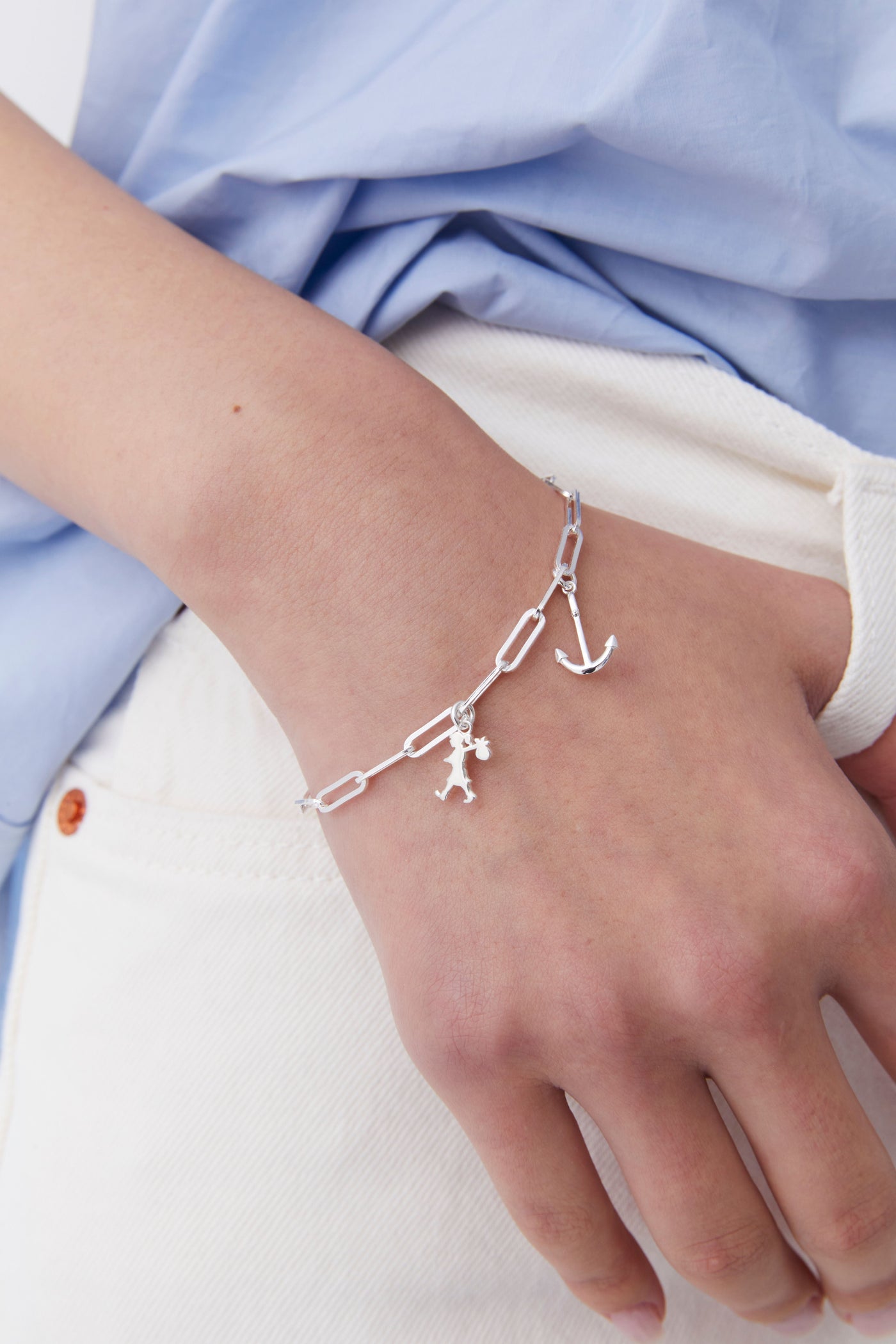 Sterling Silver Karen Walker Anchor Charm