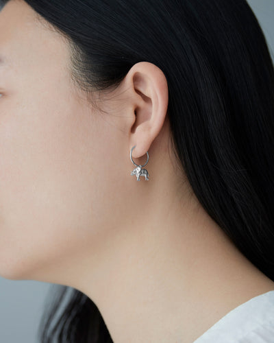 Sterling Silver Karen Walker Elephant Sleepers