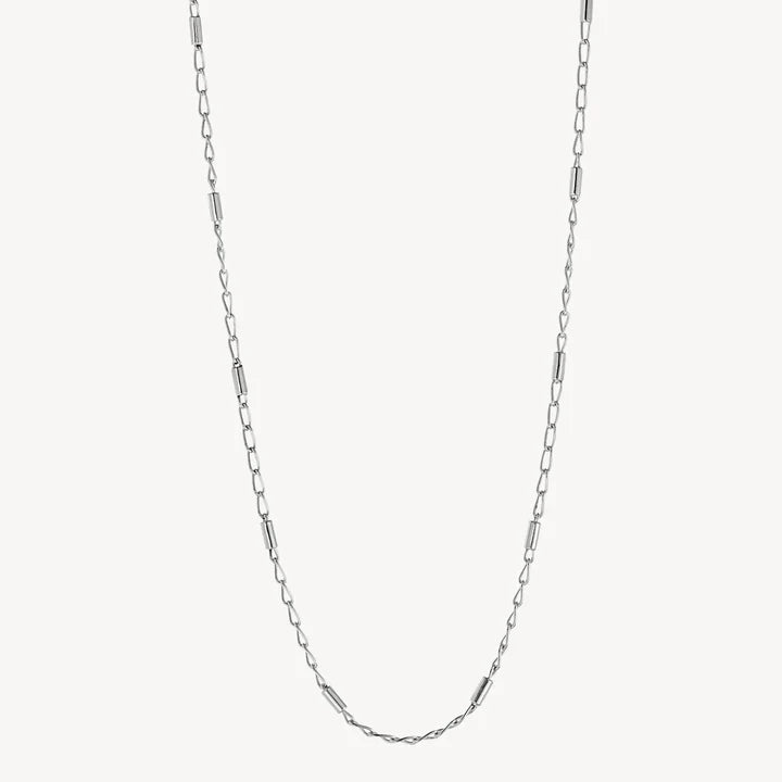 Sterling Silver Rod and Link Chain
