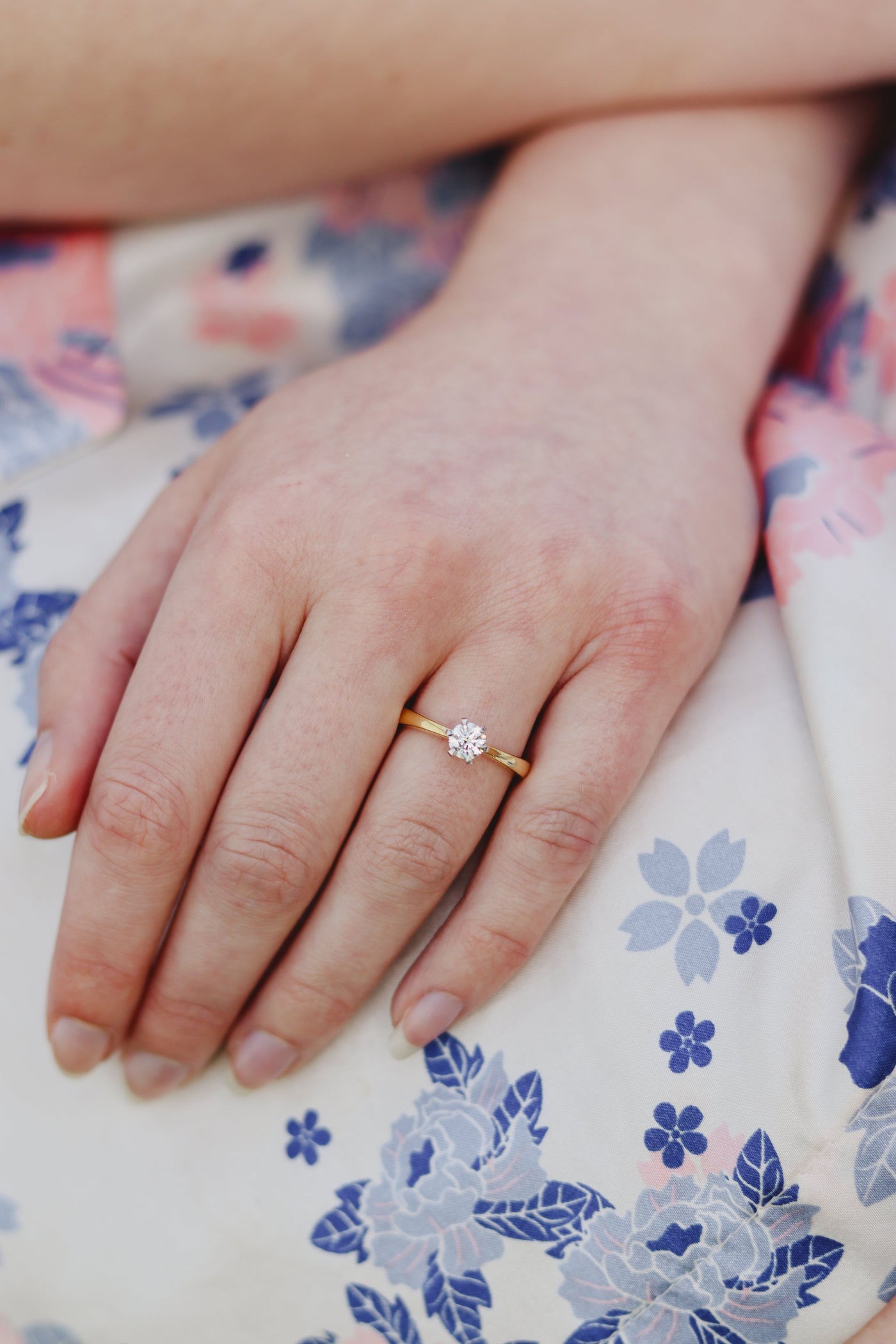 0.53ct Classic Solitaire Diamond Ring