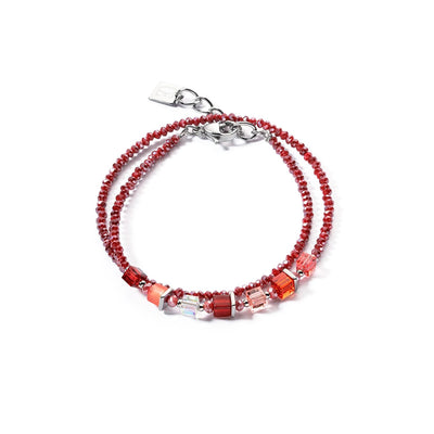 Coeur de Lion 'Joyful Colours' Red Bracelet