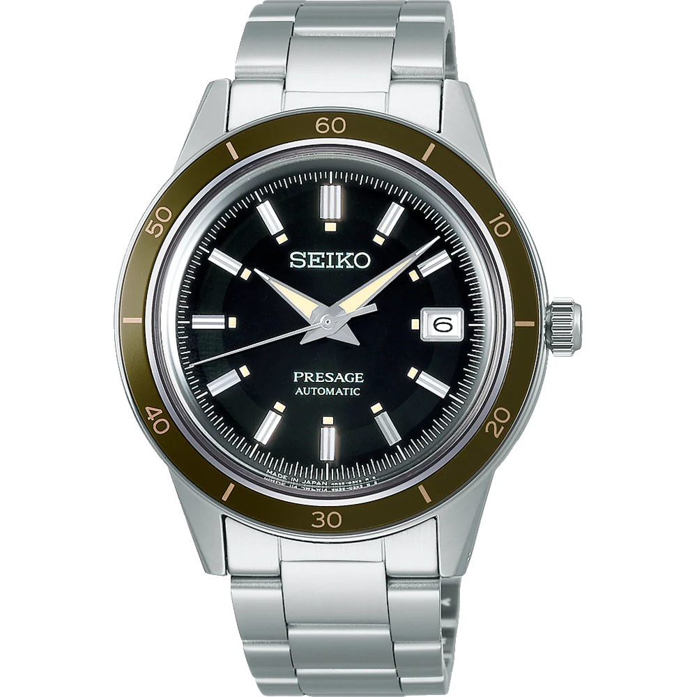 Seiko 60's Style Brown Presage Watch