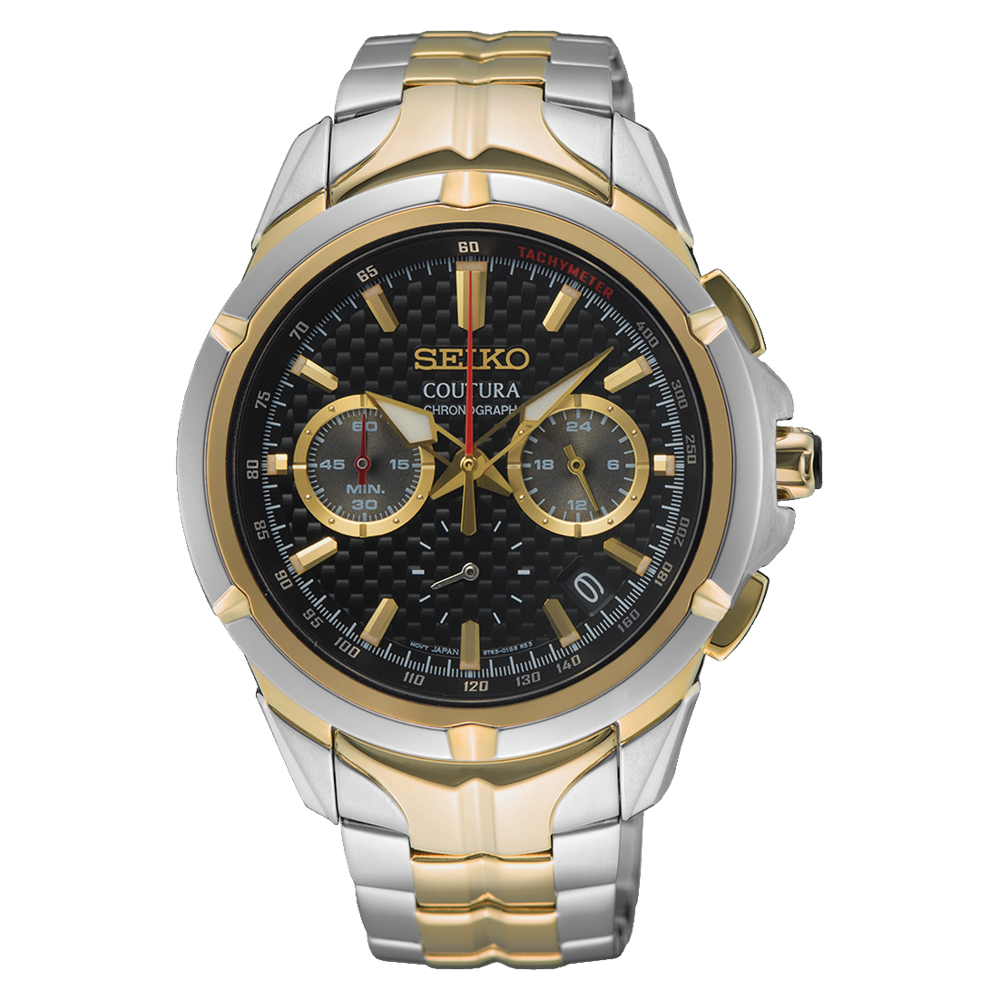 Seiko Two-Tone Coutura Chronograph Watch
