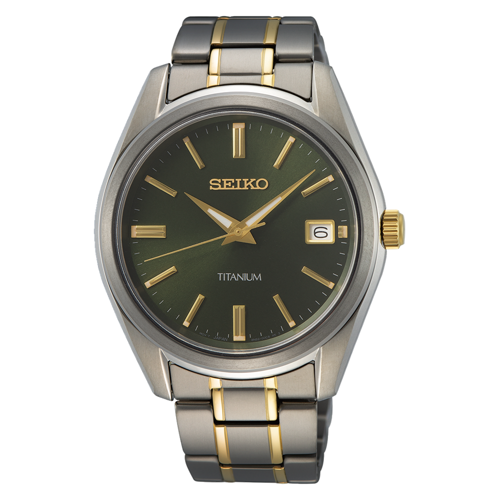 Seiko Titanium Two-Tone Dress Watch