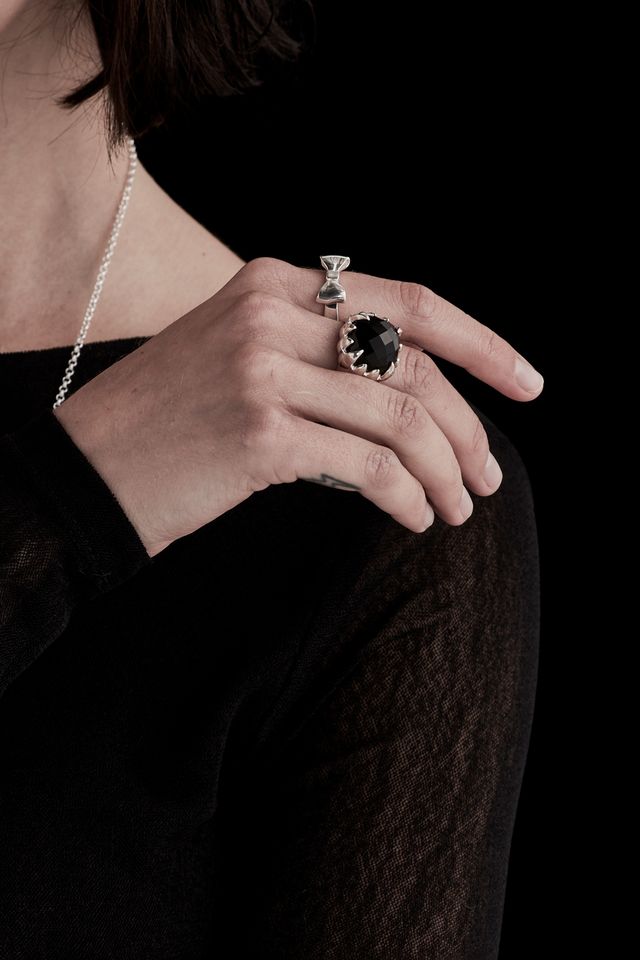 Sterling Silver Stolen Girlfriends Club Bow Ring