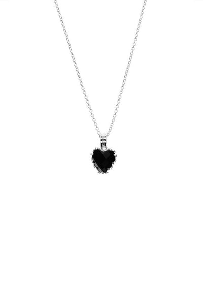 Sterling Silver Stolen Girlfriends Club Love Claw Necklace Onyx