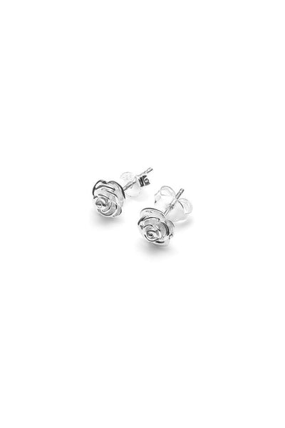 Sterling Silver Stolen Girlfriends Club Rose Bud Earrings