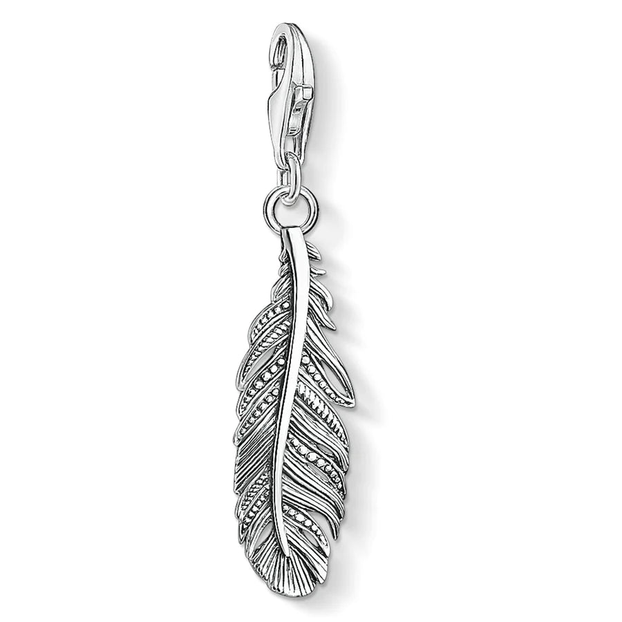 Sterling Silver Feather Thomas Sabo Charm
