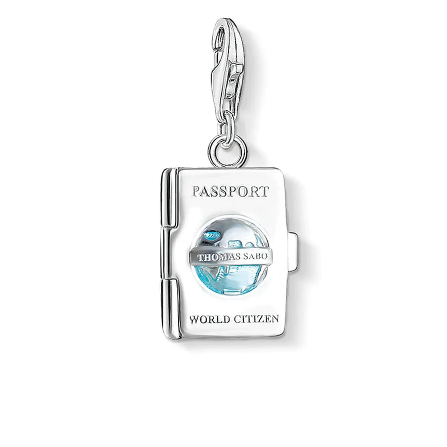 Sterling Silver Thomas Sabo Passport Charm