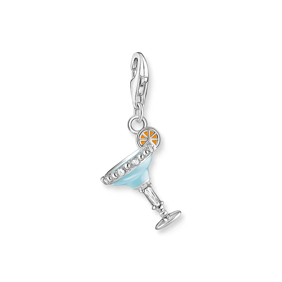 Sterling Silver Thomas Sabo Cocktail Glass Charm