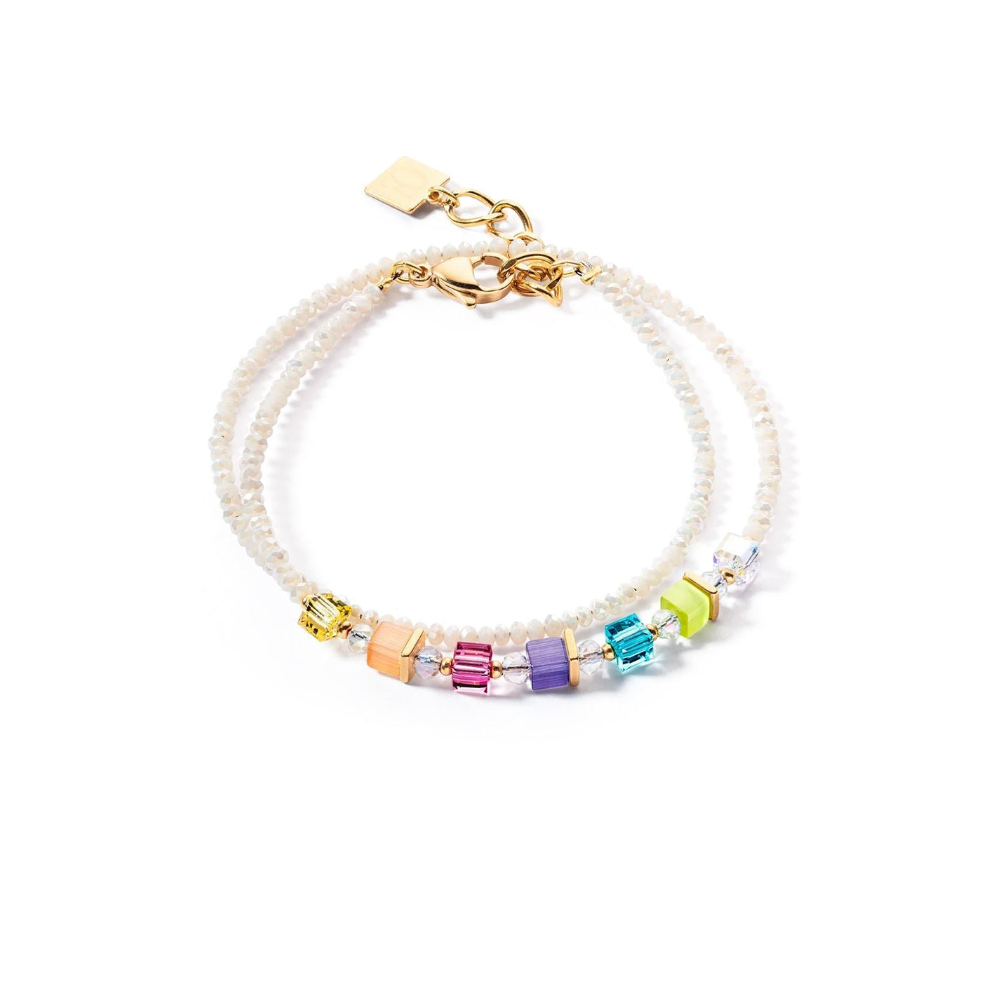 Coeur de Lion 'Joyful Colours' Pastel Rainbow Bracelet