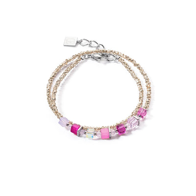 Coeur de Lion 'Joyful Colours' Pink Bracelet