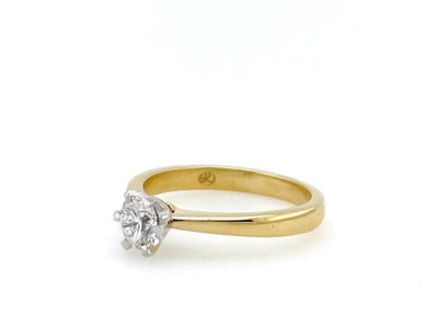 0.53ct Classic Solitaire Diamond Ring