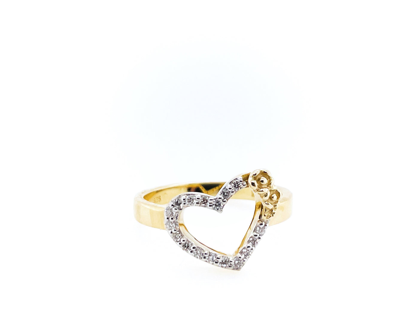 Karen Walker Diamond Heart Ring