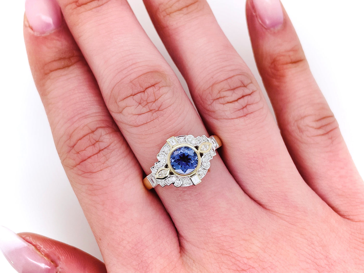 Tanzanite and Diamond Dress Ring - Sold Out